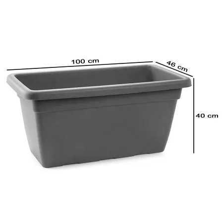 Jardinera de plástico sin Plato - 100 cm