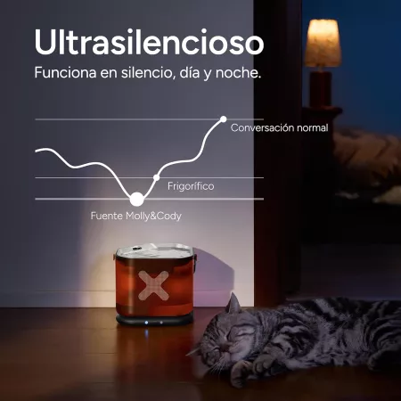 Fuente para Gatos Inalámbrica 3L con Sensor y Filtros