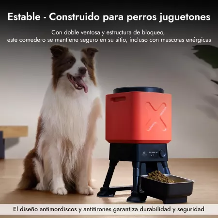Comedero Automático 14L para Perros Grandes con Antibloqueo