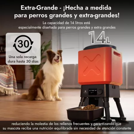 Comedero WiFi 14L para Perros Grandes con Control por App