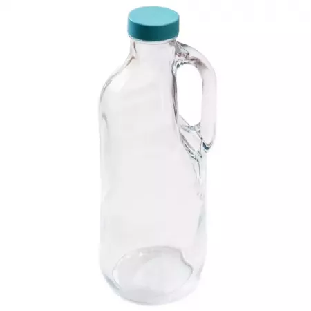 Botella de Cristal 1,4L con Asa y Tapa de Rosca - Seguro Botella de Cristal 1,4L con Asa y Tapa de Rosca - Seguro
