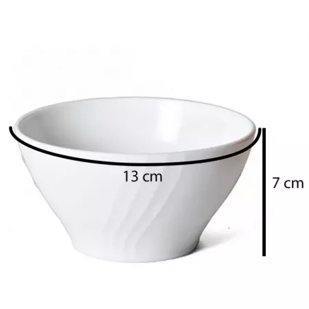 Bol clásico cerámico 7x13 cm, ligero y apto microondas Bol clásico cerámico 7x13 cm, ligero y apto microondas