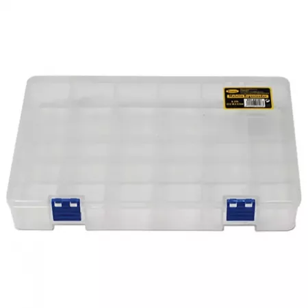 Caja Organizadora 24 Compartimentos Transparente con Separadores Caja Organizadora 24 Compartimentos Transparente con Separadores