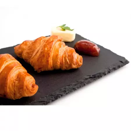 Bandeja de pizarra natural 31,8x17,5 cm con protección antideslizante Bandeja de pizarra natural 31,8x17,5 cm con protección antideslizante