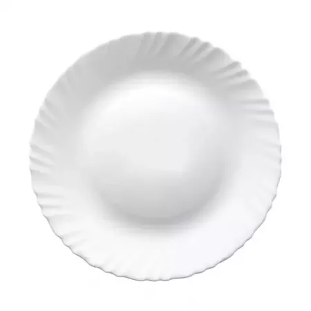 Platillo Hondo Blanco Opal 22,5 cm | Resistente y Lavavajillas Platillo Hondo Blanco Opal 22,5 cm | Resistente y Lavavajillas