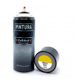 Tradineur - Bote de Pintura en Spray - Fabricado en España - Ideal para cualquier superficie, Madera, Metal, Cartón, Piedra o Cerámica - Capacidad de 200 ML - Amarillo Medio