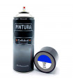Tradineur - Bote de Pintura en Spray - Fabricado en España - Ideal para cualquier superficie, Madera, Metal, Cartón, Piedra o Cerámica - Capacidad de 200 ML - Azul Fluor