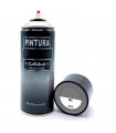Tradineur - Bote de Pintura en Spray - Fabricado en España - Ideal para cualquier superficie, Madera, Metal, Cartón, Piedra o Cerámica - Capacidad de 200 ML - Gris