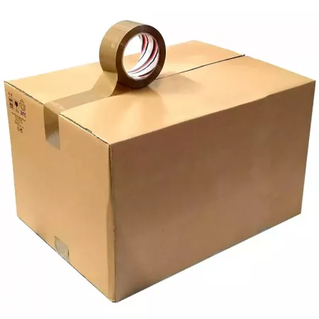 Cinta de Embalaje Marrón 4,8 cm x 200 m – Resistencia Total