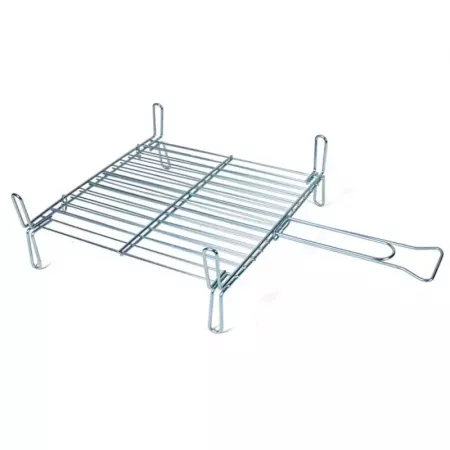 Parrilla Doble de Acero 35x40 cm, Robusta para Camping Parrilla Doble de Acero 35x40 cm, Robusta para Camping