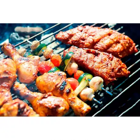 Parrilla Doble de Acero 35x40 cm, Robusta para Camping Parrilla Doble de Acero 35x40 cm, Robusta para Camping