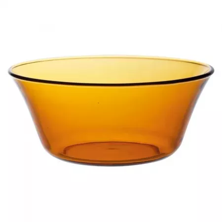 Ensaladera ámbar de cristal 7,5x17 cm. Apta horno y microondas Ensaladera ámbar de cristal 7,5x17 cm. Apta horno y microondas