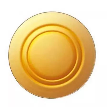 Plato hondo vidrio ámbar 23 cm, apto horno y lavavajillas