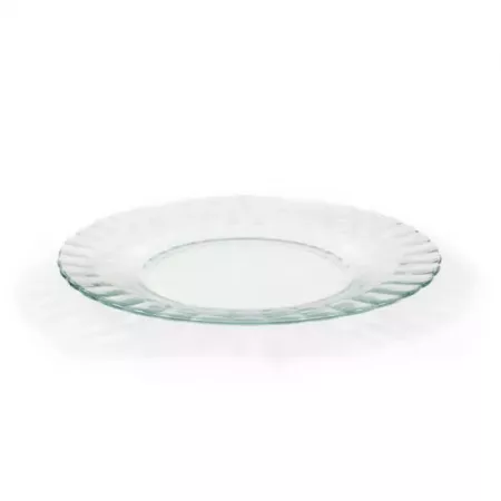Plato Llano de Vidrio 22,5 cm | Apto Horno y Microondas Plato Llano de Vidrio 22,5 cm | Apto Horno y Microondas