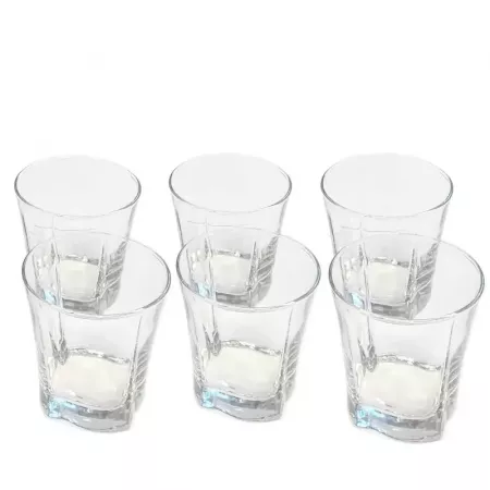 Juego 6 Vasos Cristal 280ml Elegantes, Aptos Lavavajillas Juego 6 Vasos Cristal 280ml Elegantes, Aptos Lavavajillas
