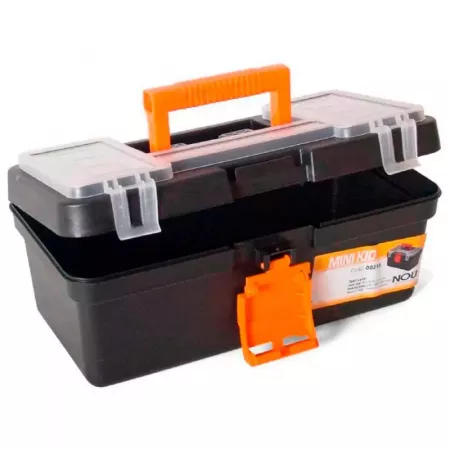 Caja de herramientas Mini Kid 7 compartimentos con asa, Italia Caja de herramientas Mini Kid 7 compartimentos con asa, Italia