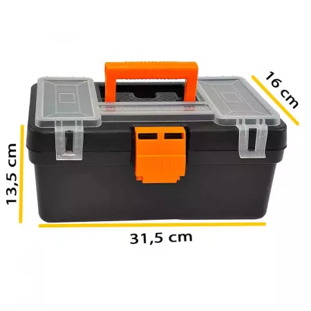 Caja de herramientas Mini Kid 7 compartimentos con asa, Italia Caja de herramientas Mini Kid 7 compartimentos con asa, Italia