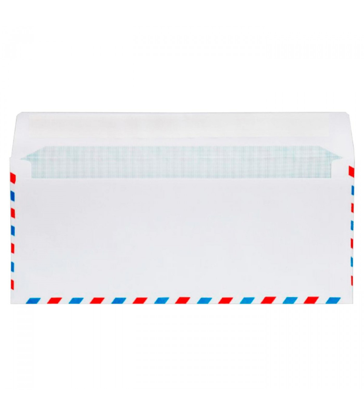 Pack de 15 sobres para correo aéreo 115 x sobres de envío cartas, cierre autoadhesivo, sin ventana, color blanco