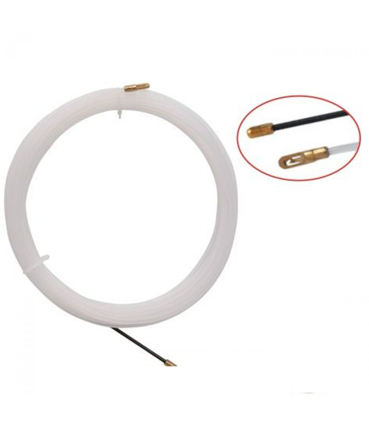 Guía para pasar cables de 0.3 x 100 cm de plástico. Sonda pasahilos.  Plástico para incorporar cables fácilmente. Conductor para