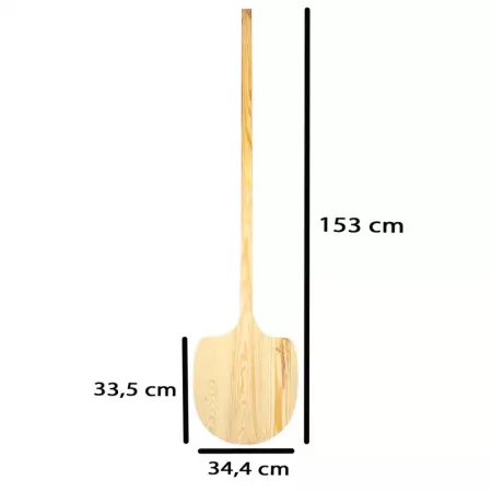 Pala de Horno Madera Natural 153 cm para Hornos Profundos Pala de Horno Madera Natural 153 cm para Hornos Profundos