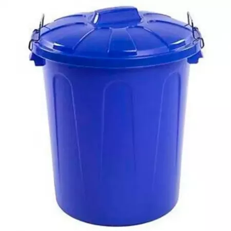 Cubo de basura 51L azul resistente con asas - Made in Spain Cubo de basura 51L azul resistente con asas - Made in Spain