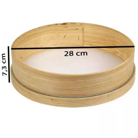 Tamiz de Madera 28 cm con Malla Fina 1 mm – Calidad Premium Tamiz de Madera 28 cm con Malla Fina 1 mm – Calidad Premium