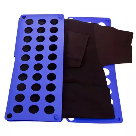 Doblador de ropa azul resistente, rápido y fácil de usar Doblador de ropa azul resistente, rápido y fácil de usar