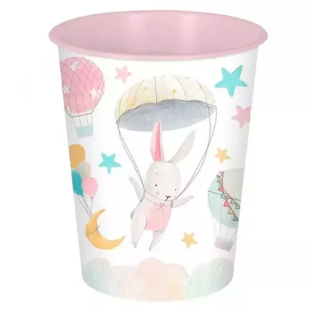 Papelera Plástica 6L con Conejita, Ligera y Resistente Papelera Plástica 6L con Conejita, Ligera y Resistente