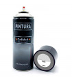 Tradineur - Bote de Pintura en Spray - Fabricado en España - Ideal para cualquier superficie, Madera, Metal, Cartón, Piedra o Cerámica - Capacidad de 200 ML - Plata