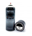 Tradineur - Bote de Pintura en Spray - Fabricado en España - Ideal para cualquier superficie, Madera, Metal, Cartón, Piedra o Cerámica - Capacidad de 200 ML - Negro Brillante