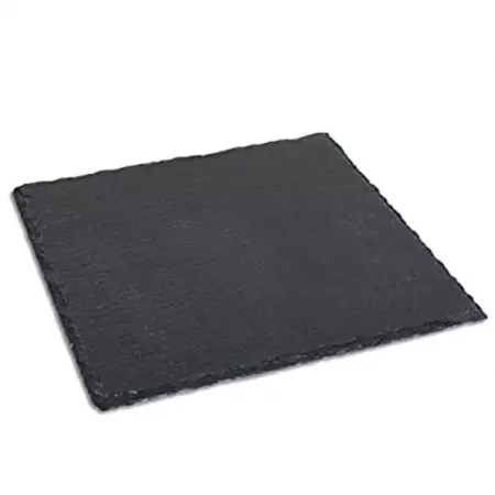 Set 6 Platos Pizarra 15x15 cm Antideslizante para Quesos Set 6 Platos Pizarra 15x15 cm Antideslizante para Quesos