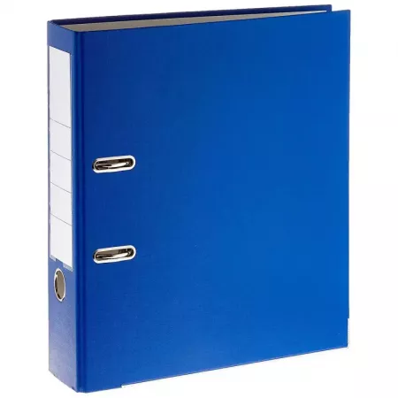 Archivador A-Z azul resistente con palanca y anillas metálicas Archivador A-Z azul resistente con palanca y anillas metálicas