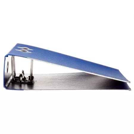 Archivador A-Z azul resistente con palanca y anillas metálicas Archivador A-Z azul resistente con palanca y anillas metálicas