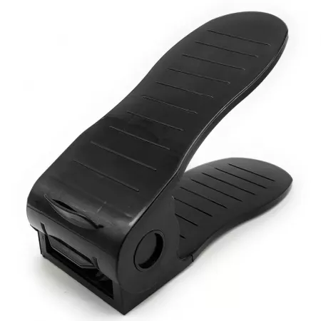 Organizador de Calzado Ajustable 2 Niveles Antideslizante Negro Organizador de Calzado Ajustable 2 Niveles Antideslizante Negro