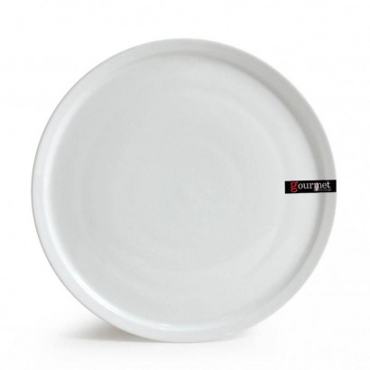 Tradineur - Plato de pizza redondo de cerámica lisa, bandeja para servir  comida, ligero y elegante, Ø33 cm, color aleatorio