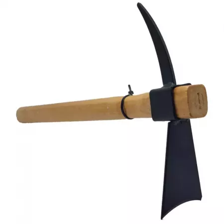Azada ergonómica con pico de acero y mango de madera 36 cm Azada ergonómica con pico de acero y mango de madera 36 cm