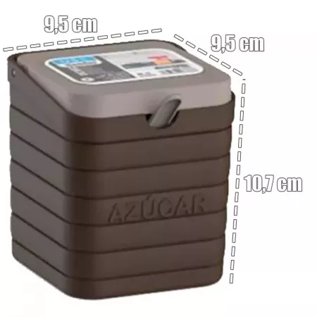 Azucarero plástico resistente en colores surtidos, ideal té y café Azucarero plástico resistente en colores surtidos, ideal té y café