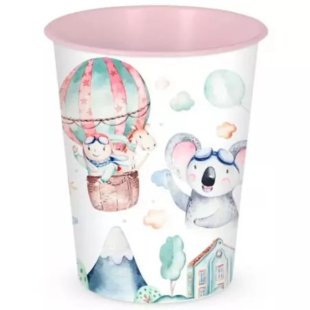 Papelera Infantil 6L Volar con Diseño de Globos, Resistente y Ligera Papelera Infantil 6L Volar con Diseño de Globos, Resistente y Ligera