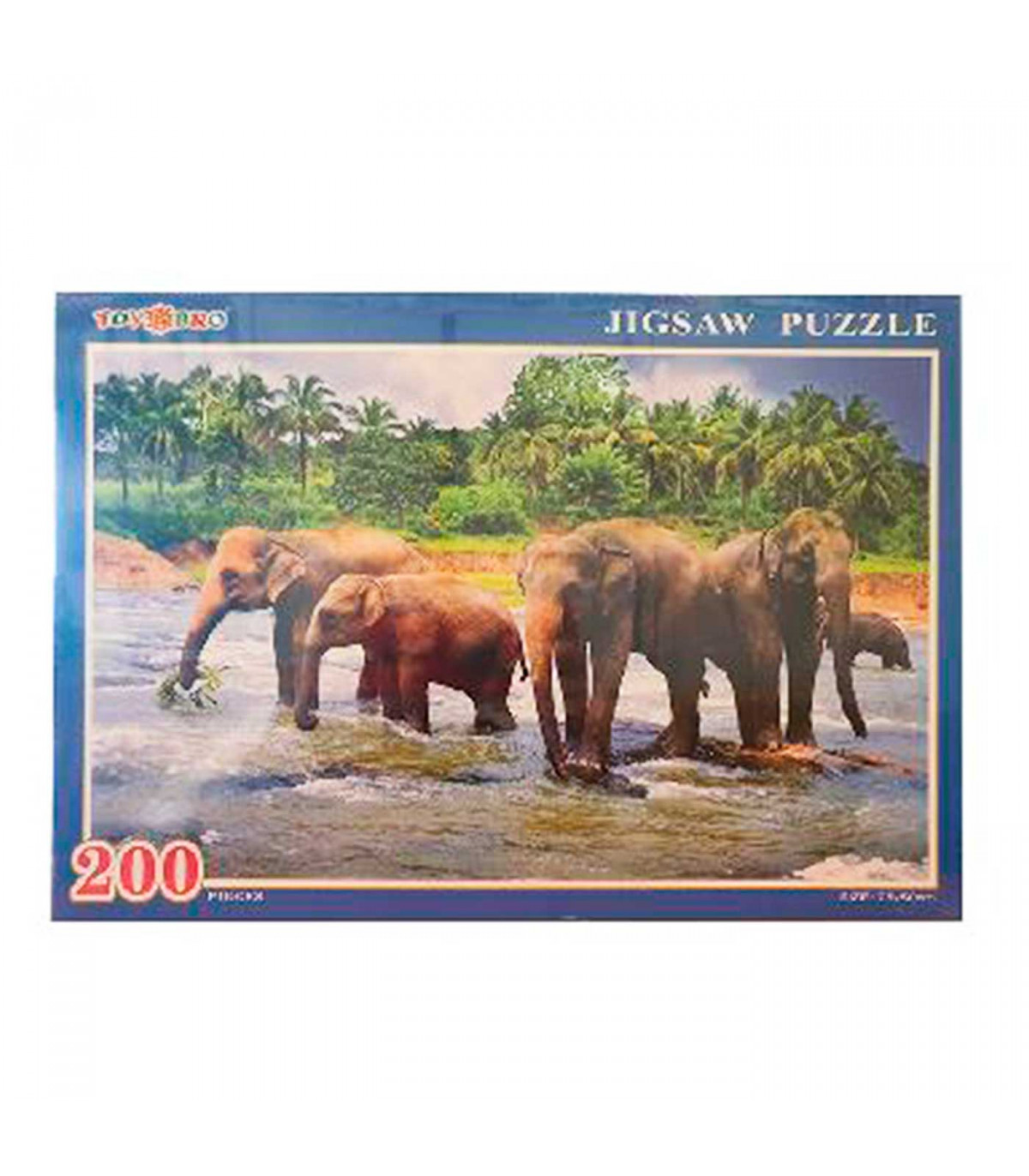 desfile derrota Cantidad de Puzzle 200 piezas, rompecabezas clásico 75 x 50 cm, jigsaw puzzle,  animales, jirafas, elefantes, osos panda, vacas... retos crea