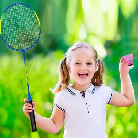 Set Infantil Bádminton 2 Raquetas + Volante con Funda Set Infantil Bádminton 2 Raquetas + Volante con Funda