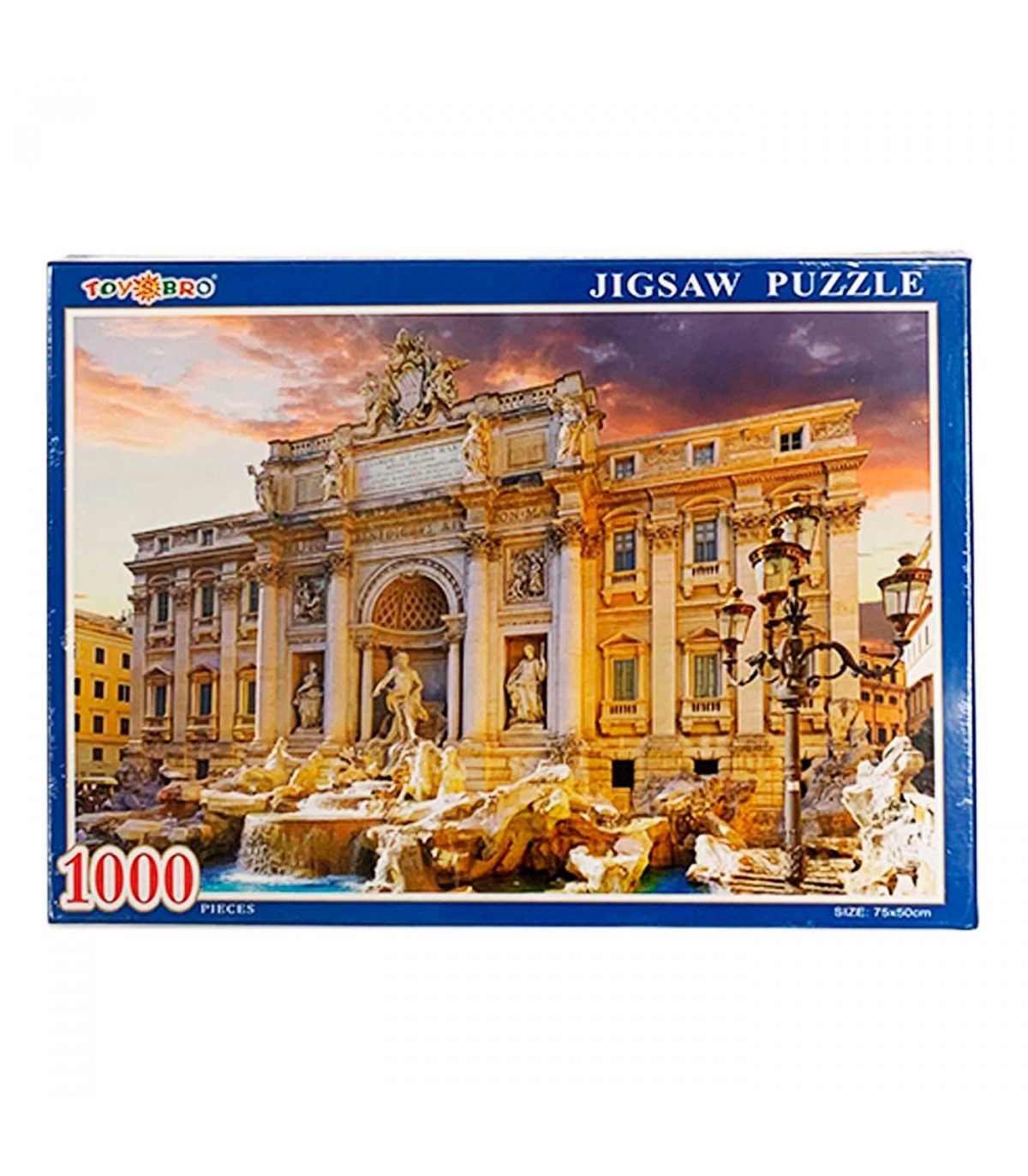 Opiáceo pavimento Vivienda Puzzle 1000 piezas, rompecabezas clásico para adultos 75 x 50 cm, jigsaw  puzzle, Nueva York, Puerta de Alcalá, Fontana di Trevi,