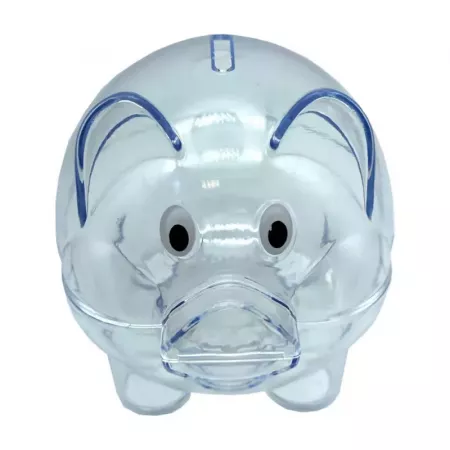 Hucha Cerdito Transparente para Niños - Divertida y Práctica Hucha Cerdito Transparente para Niños - Divertida y Práctica