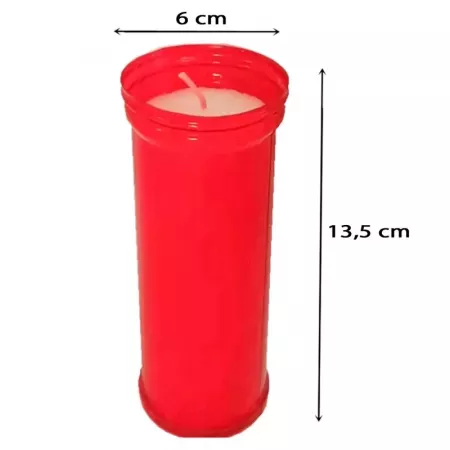 Velón grande 13,5x6 cm sin humo, ideal para iglesias Velón grande 13,5x6 cm sin humo, ideal para iglesias