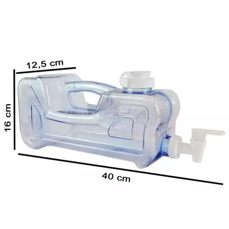 Dispensador Bebidas 3,8L Transparente con Grifo y Asa BPA Free Dispensador Bebidas 3,8L Transparente con Grifo y Asa BPA Free