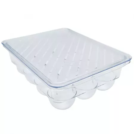 Huevera Plástico Transparente 12 Huevos Apilable y BPA Free Huevera Plástico Transparente 12 Huevos Apilable y BPA Free