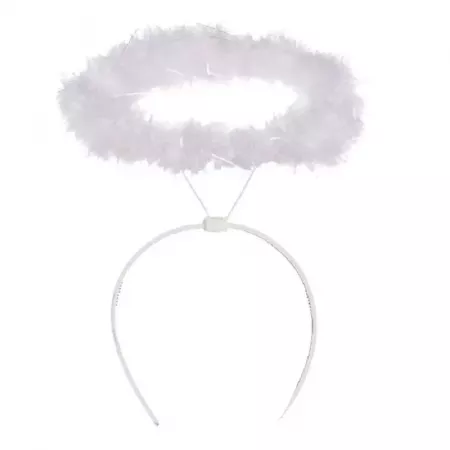 Diadema Corona de Ángel Blanca y Roja – Talla Única Adults Diadema Corona de Ángel Blanca y Roja – Talla Única Adults