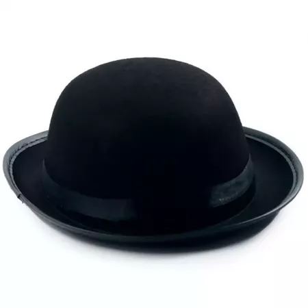Bombín Infantil Negro de Fieltro | Cómodo y Resistente para Fiestas Bombín Infantil Negro de Fieltro | Cómodo y Resistente para Fiestas