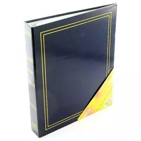 Álbum de Fotos A4 Azul, 4 Anillas, Elegante y Resistente Álbum de Fotos A4 Azul, 4 Anillas, Elegante y Resistente