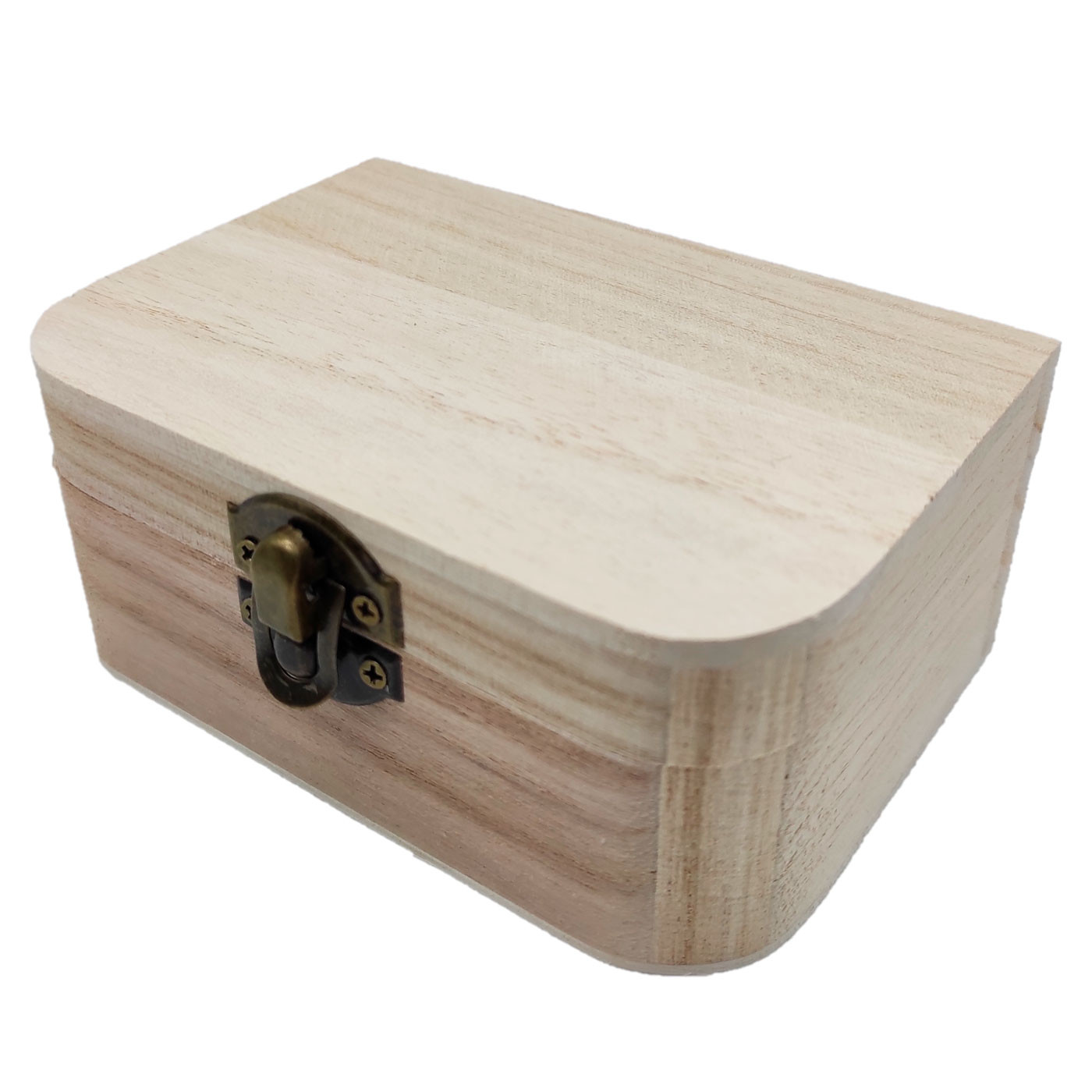 Caja de madera rectangular...