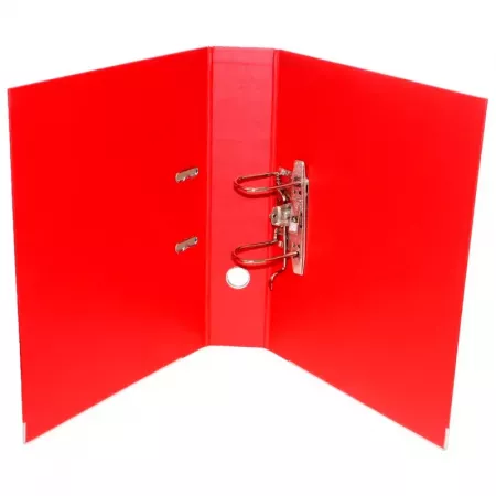Archivador A-Z rojo resistente con palanca y doble anilla Archivador A-Z rojo resistente con palanca y doble anilla